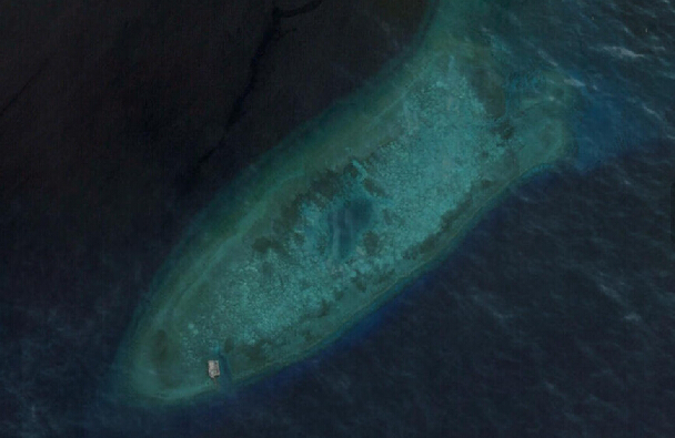 永暑礁填海成岛 建成长约3公里岛屿