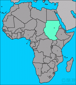 苏丹区位图