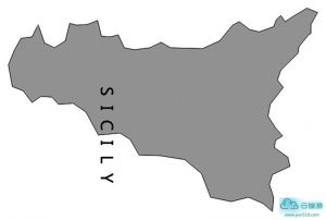 西西里岛的形状